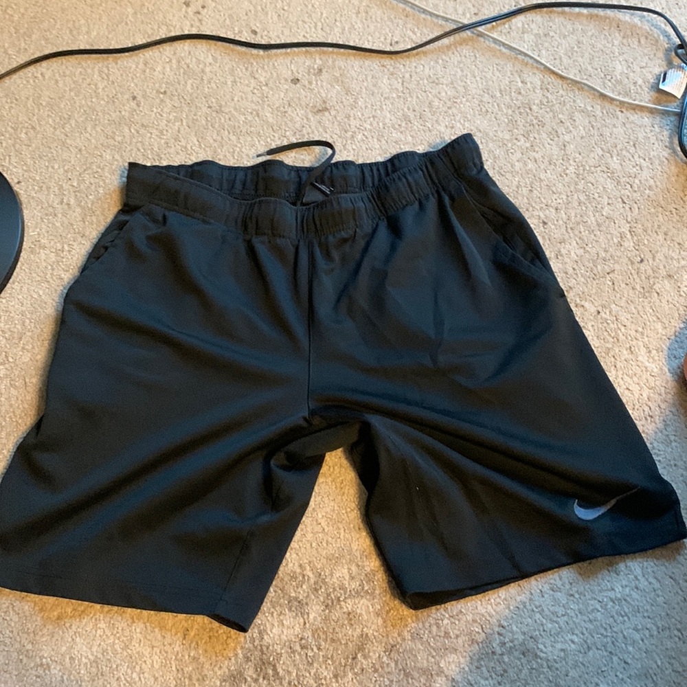 black athletic Shorts